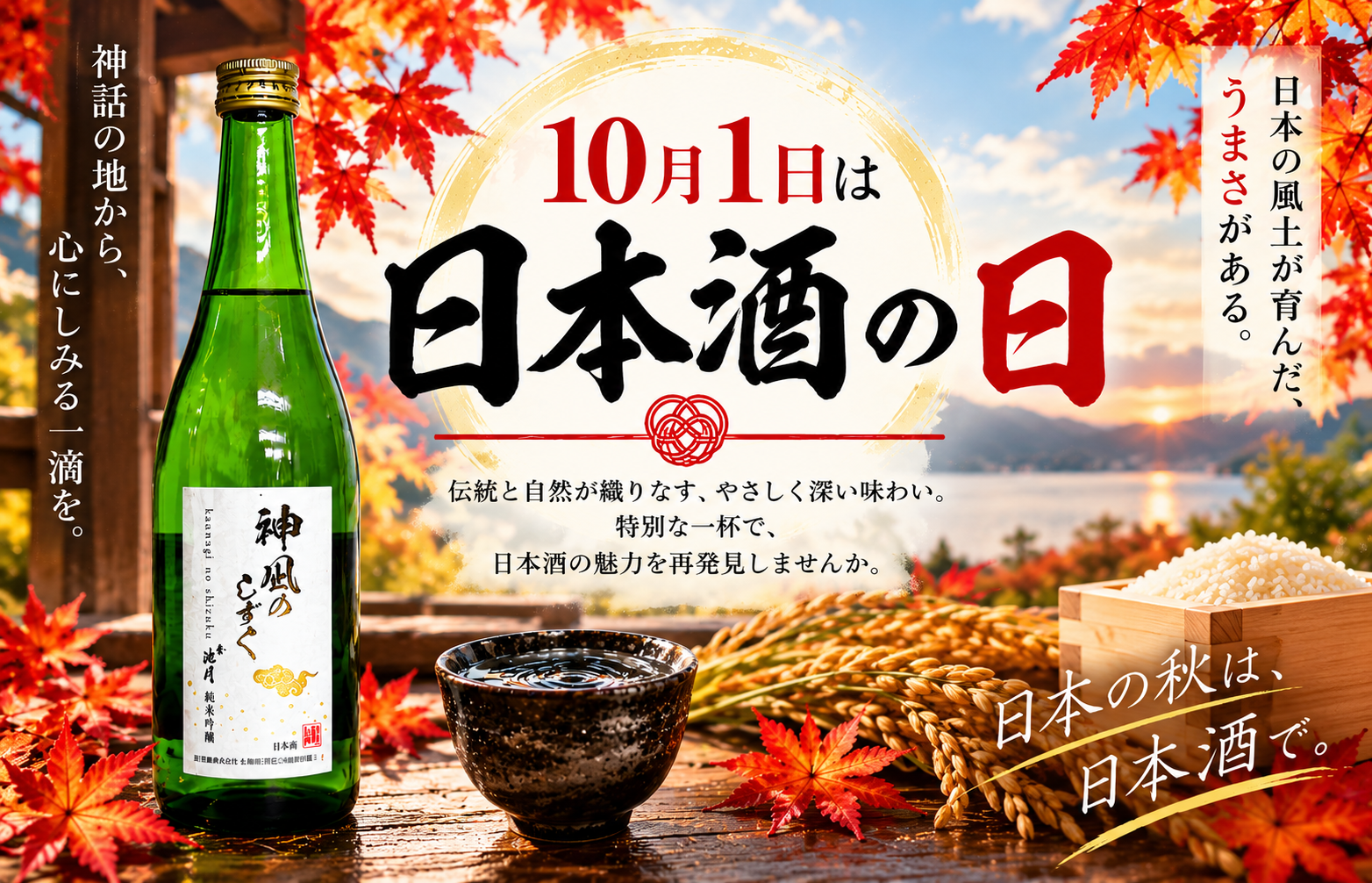 🍶 10月1日は「日本酒の日」