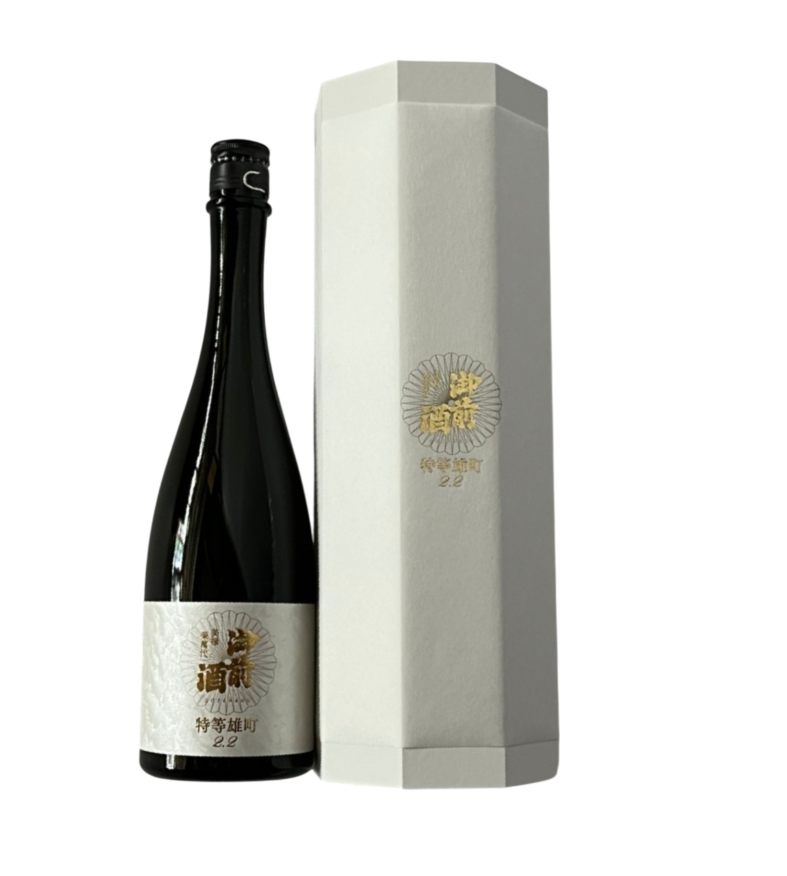 御前酒（ごぜんしゅ） 特等雄町 2.2 総檜八角酒筒入り　720ml